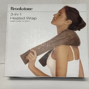 Brookstone 3-in-1 Heated Wrap For Neck, Shoulders, and More!